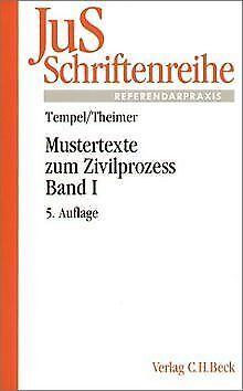 Mustertexte zum Zivilprozess  Theimer, Clemens, Theim..., Livres, Livres Autre, Envoi