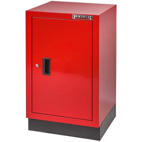Werkplaatskast rood met zwarte voet 48 x 46 x 84,4 cm met 1, Bricolage & Construction, Boîtes à outils, Enlèvement ou Envoi