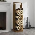 vidaXL Houtblokhouder 33,5x30x110 cm massief grenenhout