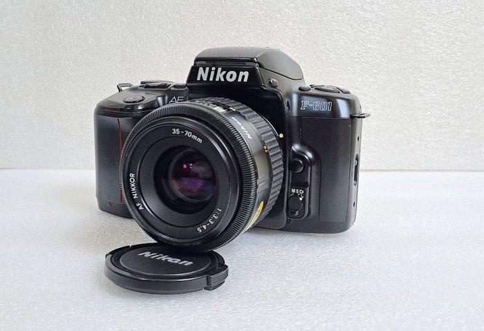 Nikon F-601 + AF Nikkor 3.3-4.5/35-70mm + 3.5-5.6/28-80mm D, Audio, Tv en Foto, Fotocamera's Analoog