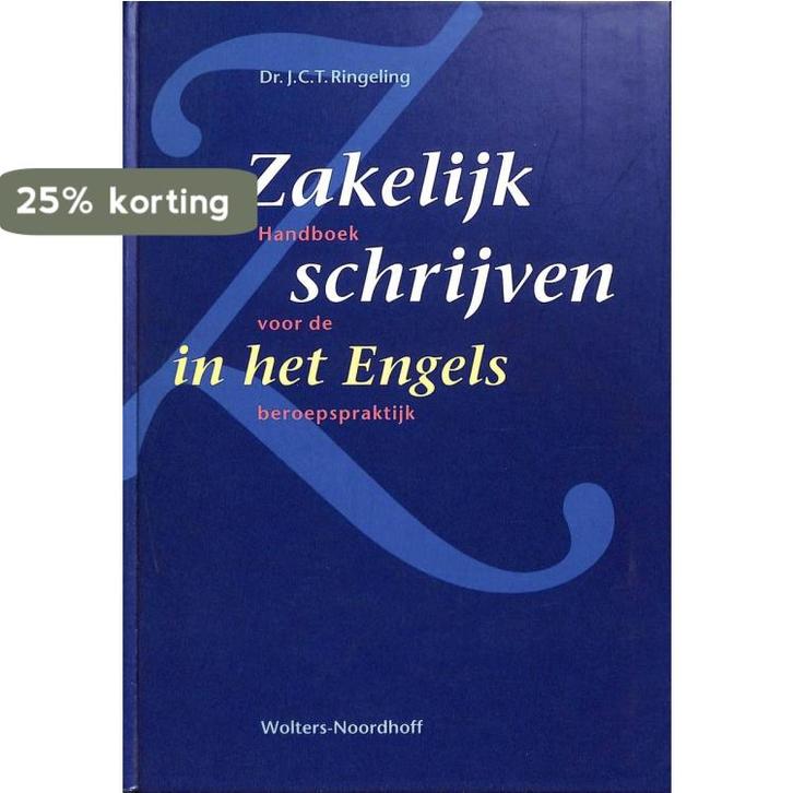 Zakelijk schrijven in het Engels 9789001758622, Livres, Livres scolaires, Envoi
