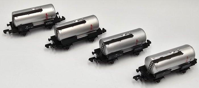 Piko N - Modeltrein goederenwagon (4) - Set van vier twee-as, Hobby en Vrije tijd, Modeltreinen | N-Spoor