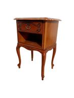 Nachtkastje - Kersenhout - Met lade en opbergvak