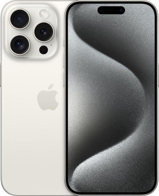 Apple iPhone 15 Pro Max 256GB Wit met GARANTIE & verzending, Telecommunicatie, Mobiele telefoons | Apple iPhone, Zo goed als nieuw