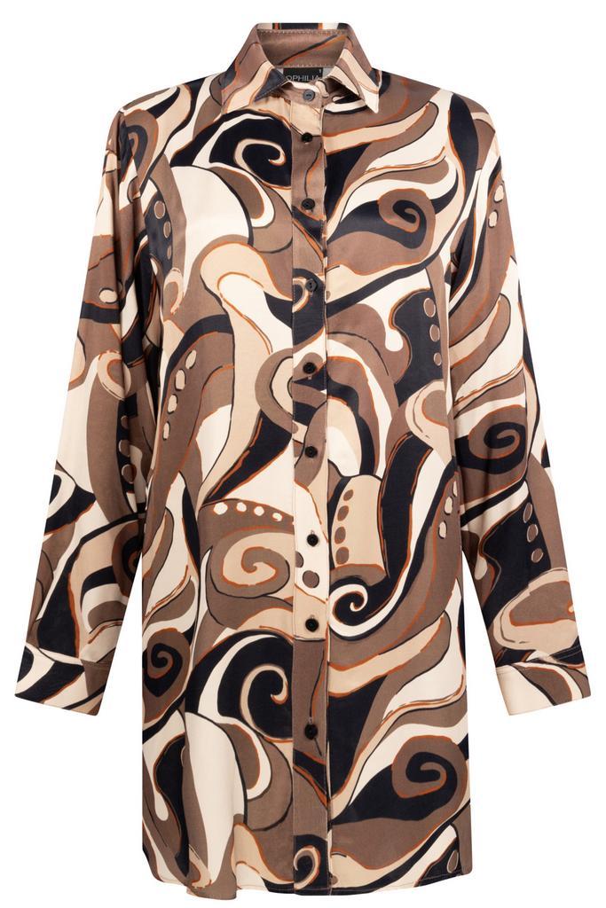 Ophilia blouse Jazz print3=46Maat 46/48 (XL) of groter, Kleding | Dames, Blouses en Tunieken, Overige kleuren, Nieuw, Maat 46/48 (XL) of groter