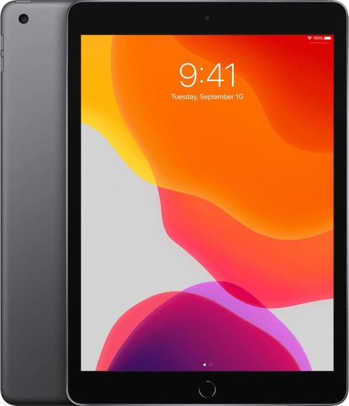 Apple iPad 7 10.2 128GB zwart WiFi (4G) + garantie, Computers en Software, Apple iPads, Nieuw, Ophalen of Verzenden