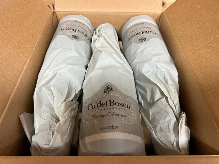 2018 Ca del Bosco, Vintage Collection Saten - Franciacorta, Verzamelen, Wijnen
