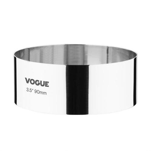Mousse ring RVS rond | 9(Ø)x3,5(h)cm Vogue  Vogue, Articles professionnels, Horeca | Équipement de cuisine, Envoi