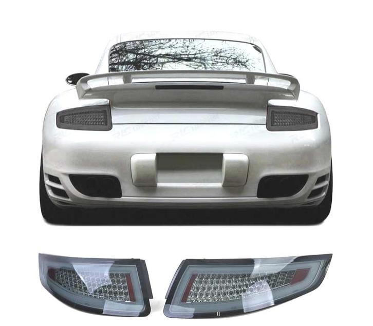 Feux Arrière Pour Porsche 911 997 04-08 Full Led Fumé, Auto-onderdelen, Verlichting, Verzenden