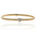 Crivelli - Armband - 18 karaat Geel goud -  0.20 tw. Diamant, Bijoux, Sacs & Beauté