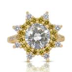 Sans Prix de Réserve - Bague - 18 carats Or jaune -  2.84ct., Nieuw