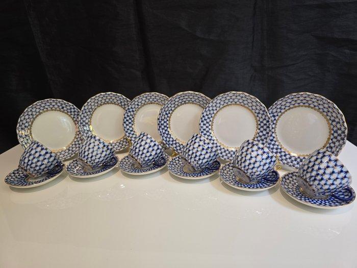 Lomonosov Imperial Porcelain Factory - Koffieservies voor 6, Antiek en Kunst, Antiek | Meubels | Tafels