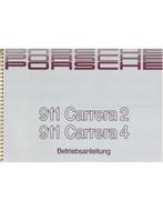 1990 PORSCHE 911 CARRERA 2 | 4 INSTRUCTIEBOEKJE DUITS