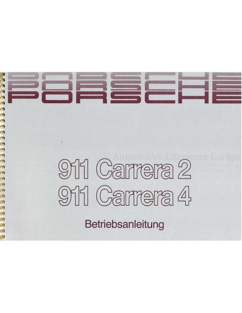 1990 PORSCHE 911 CARRERA 2 | 4 INSTRUCTIEBOEKJE DUITS, Autos : Divers, Modes d'emploi & Notices d'utilisation