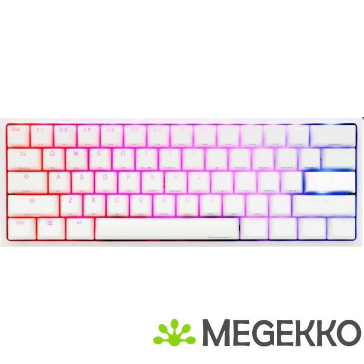 Ducky One 2 Pro Mini RGB White Edition Cherry MX Red, Computers en Software, Toetsenborden, Nieuw, Verzenden