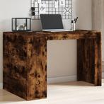 vidaXL Bureau 123,5x73,5x75 cm bewerkt hout gerookt, Huis en Inrichting, Bureaus, Verzenden, Nieuw