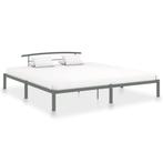 vidaXL Bedframe metaal grijs 180x200 cm, Huis en Inrichting, Slaapkamer | Bedden, Verzenden, Nieuw
