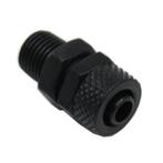 Schroefnippel recht voor plastic slang 8mm x 1/4&quot;, Dieren en Toebehoren, Reptielen en Amfibieën