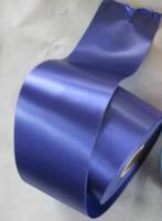 Paars lint 45 mm goud opdruk +/- 50 cm. opd, Nieuw