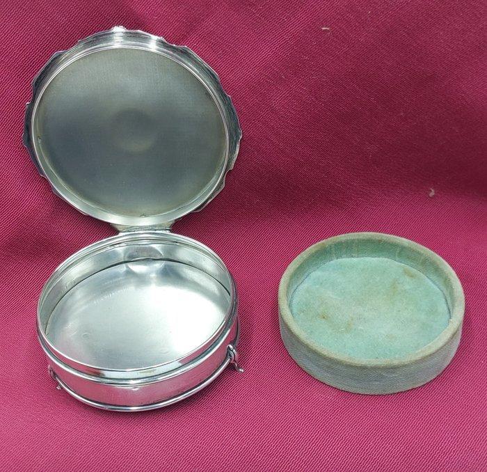 Doos - Zilver 925 - Circulaire polvera, Antiek en Kunst, Antiek | Zilver en Goud