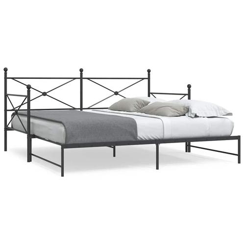vidaXL Slaapbank onderschuifbed zonder matras 100x190 cm, Huis en Inrichting, Slaapkamer | Bedden, Nieuw, Verzenden