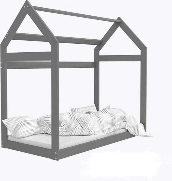 Praktisch en stijlvol kinderbed - Huisbed met Scandinavis..., Kinderen en Baby's, Kinderkamer | Bedden, 70 tot 85 cm, 140 tot 160 cm