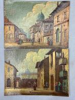 Italiaanse school (XIX) - Scorci veneziani
