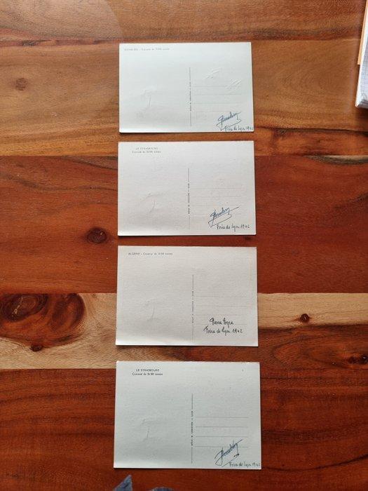 oorlogsvliegtuigen - oorlogsschepen - Ansichtkaart - 40-50, Verzamelen, Postkaarten | Buitenland