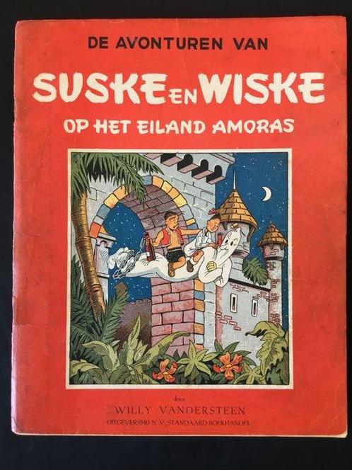 Suske en Wiske RV-1 - Op het eiland Amoras - Agrafé - EO -, Boeken, Stripverhalen