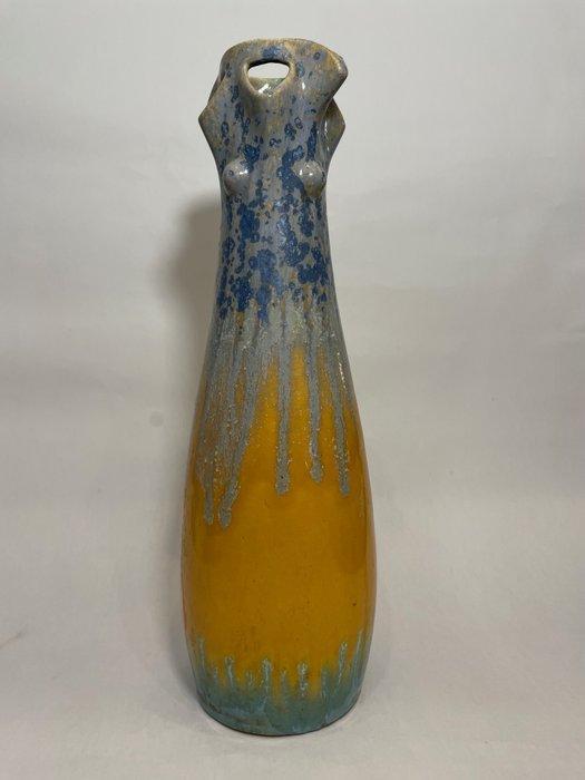 Gustave de Bruyn - Vase - Faïence - vase art nouveau, Antiek en Kunst, Antiek | Glaswerk en Kristal