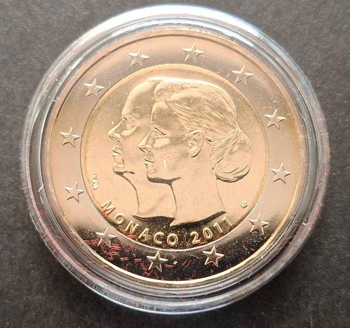 Monaco. 2 Euro 2011 Mariage Princier (Zonder Minimumprijs), Postzegels en Munten, Munten | Europa | Euromunten