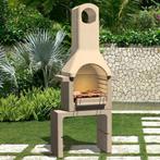 vidaXL Support de barbecue au charbon de bois Béton avec, Jardin & Terrasse, Barbecues au charbon de bois, Neuf, Verzenden