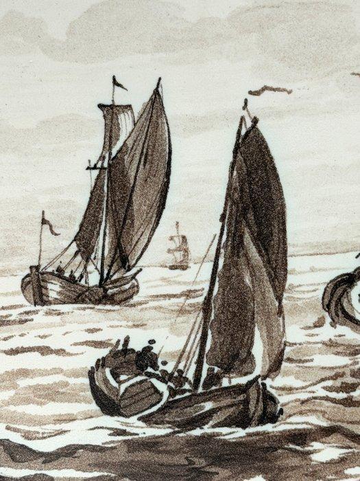 De Porceleyne Fles, Delft - Bord - Rare - Aardewerk -, Antiek en Kunst, Antiek | Glaswerk en Kristal