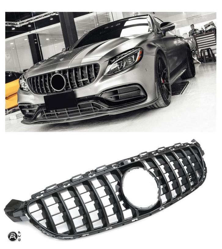 Sport Grille geschikt voor Mercedes W205 C63 AMG PANAMERICAN, Auto diversen, Auto-accessoires, Verzenden