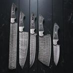 Couteau de cuisine - Chefs knife - Acier plié à la main,