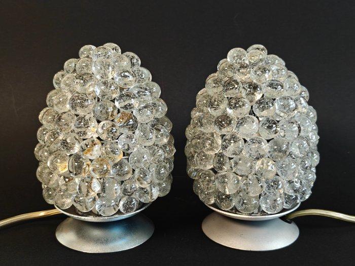 Lamp - Glas - Twee Druiventros lampjen, Antiek en Kunst, Kunst | Designobjecten