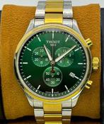Tissot - Chronograph XL Sunburst Green - Zonder Minimumprijs, Handtassen en Accessoires, Horloges | Heren, Nieuw