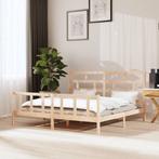 vidaXL Bedframe massief grenenhout 200x200 cm, Huis en Inrichting, Slaapkamer | Bedden, Verzenden, Nieuw