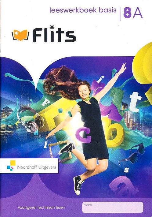 Flits Leeswerkboek basis 8A (per stuk), Livres, Livres scolaires, Envoi