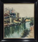 Miquel Duràn (1939) - La ciudad desde el río, Antiquités & Art, Art | Peinture | Classique