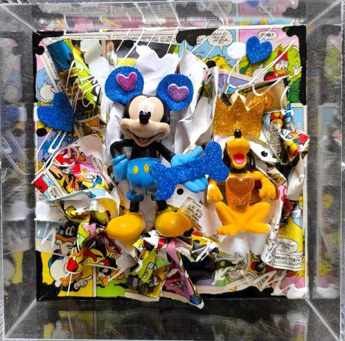 Sara Arnaout (1971) - Toys collection Mickey, Antiek en Kunst, Kunst | Schilderijen | Modern