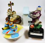 Enesco Sankyo speeldoos clown piano boite a musique carillon