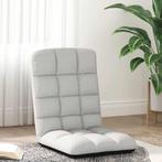 vidaXL Opvouwbare vloerstoel Cloud Grey 71x51x62 cm Stof, Verzenden, Nieuw