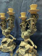 Capodimonte - Kandelaber (2) - Porselein - Kandelabers van, Antiek en Kunst