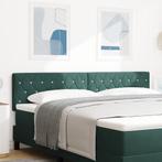vidaXL LED Hoofdbord met Kristallen Knop Geplooid, Huis en Inrichting, Verzenden, Nieuw