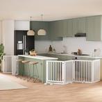 vidaXL Hondenhek inklapbaar met deur 12 panelen 960cm, Verzenden, Nieuw