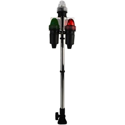 Navigatieverlichting Set 60cm Klapbaar op Batterijen Rvs, Watersport en Boten, Navigatiemiddelen en Scheepselektronica, Nieuw