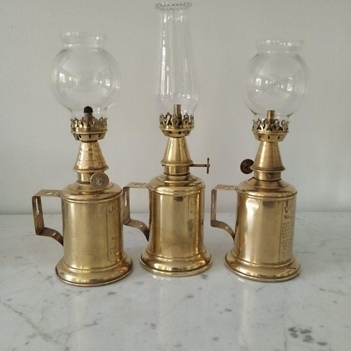 PIGEON - ABEILLE - OLYMPE - Lamp (3) - Koper, Antiek en Kunst, Curiosa en Brocante
