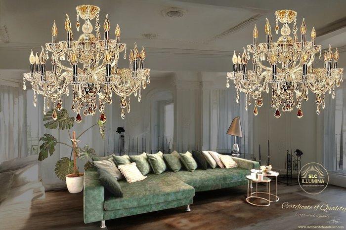 SLC Illumina - MG - Kroonluchter (2) - Maria Teresa, Antiquités & Art, Art | Objets design