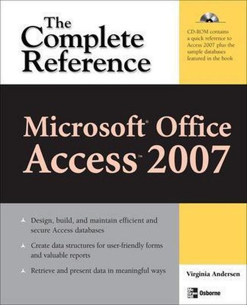 Microsoft Office Access 2007 9780072263503, Livres, Livres Autre, Envoi